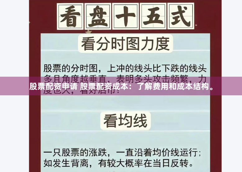 股票配资申请 股票配资成本：了解费用和成本结构。